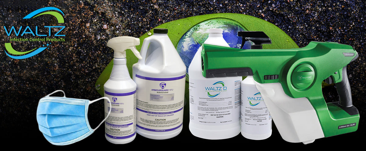 AvKARE's unique line of Infection Control products includes Waltz D Hard Surface Disinfectant, AmourGuard Hard Surface protectant, The Victory Electrostatic Sprayers and Waltz Free Hand Sanitizing Lotion.  Protecting your world and the Environment.